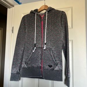 Roxy zip front hoodie in great condition